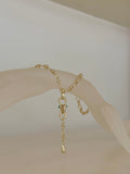 Chunky Gold Lariat