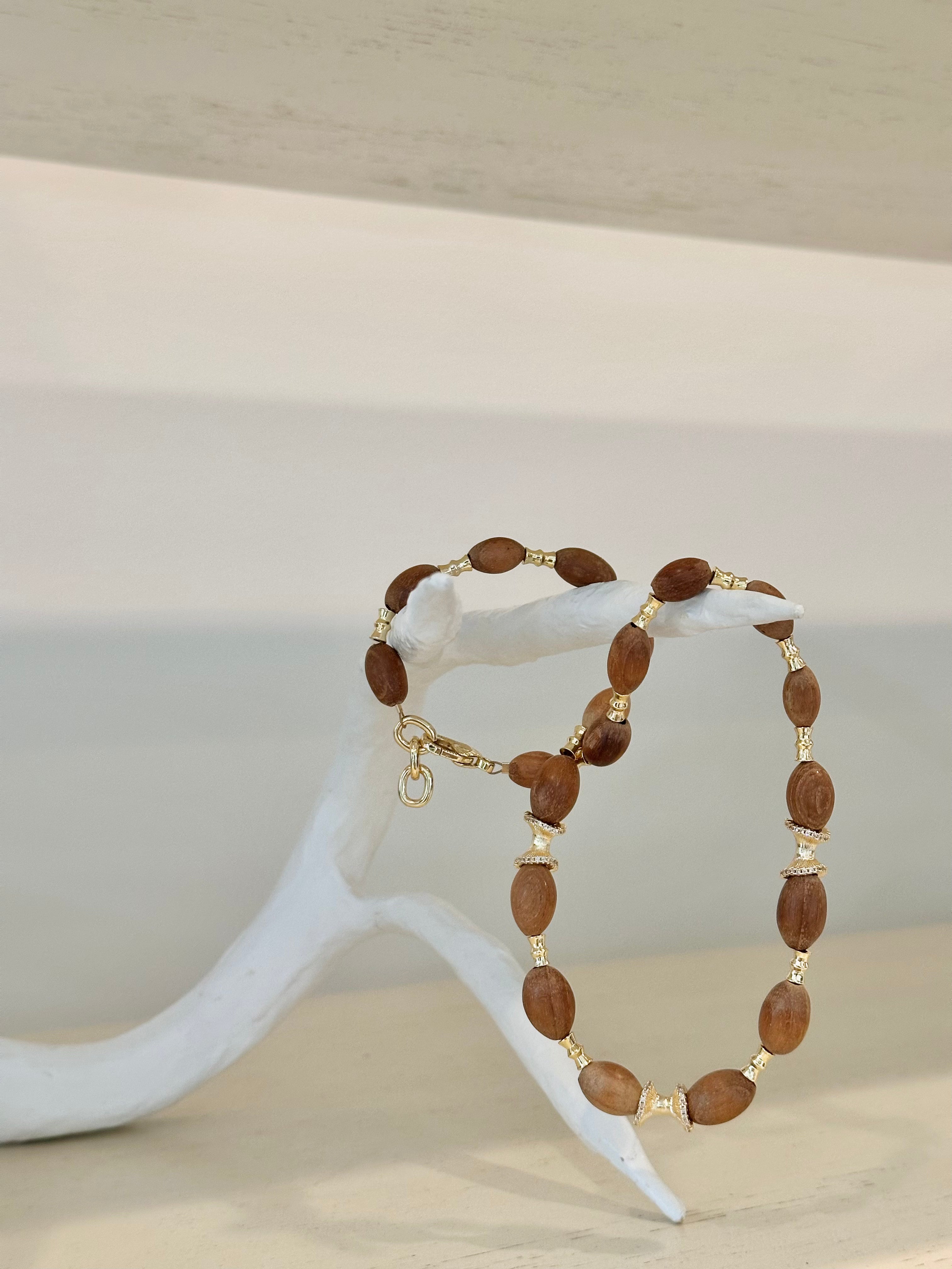 Wood and Bamboo Necklace