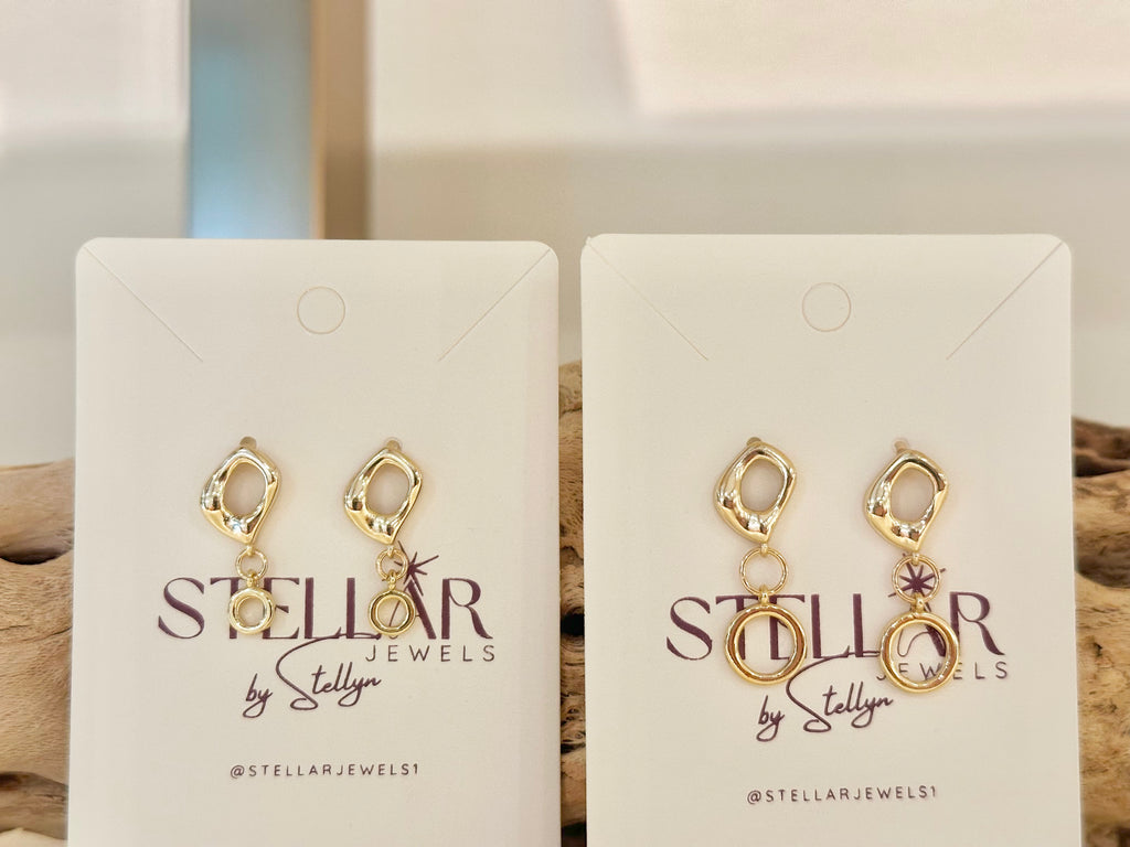 Triple Circle Earrings - Small
