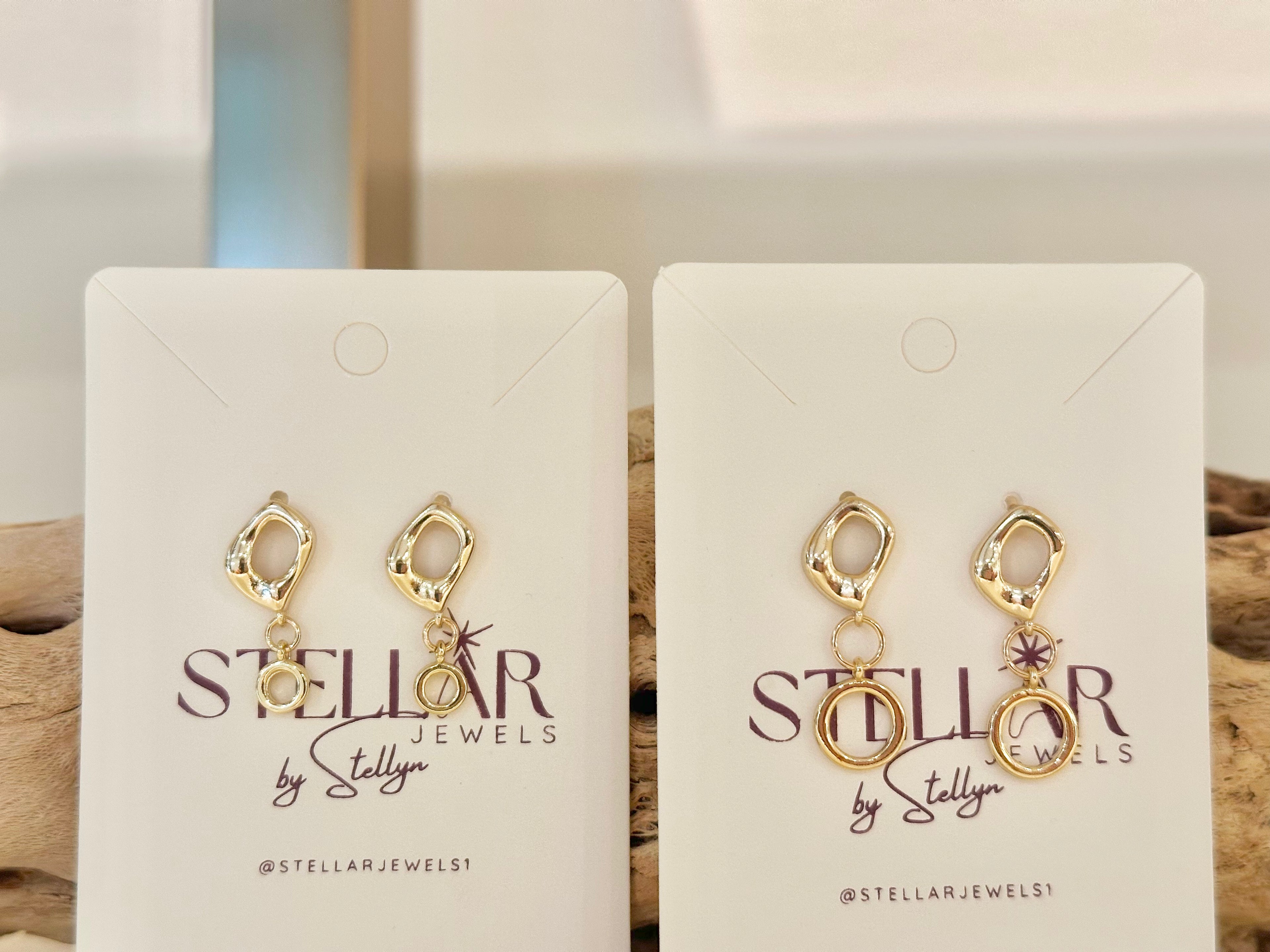 Triple Circle Earrings - Small