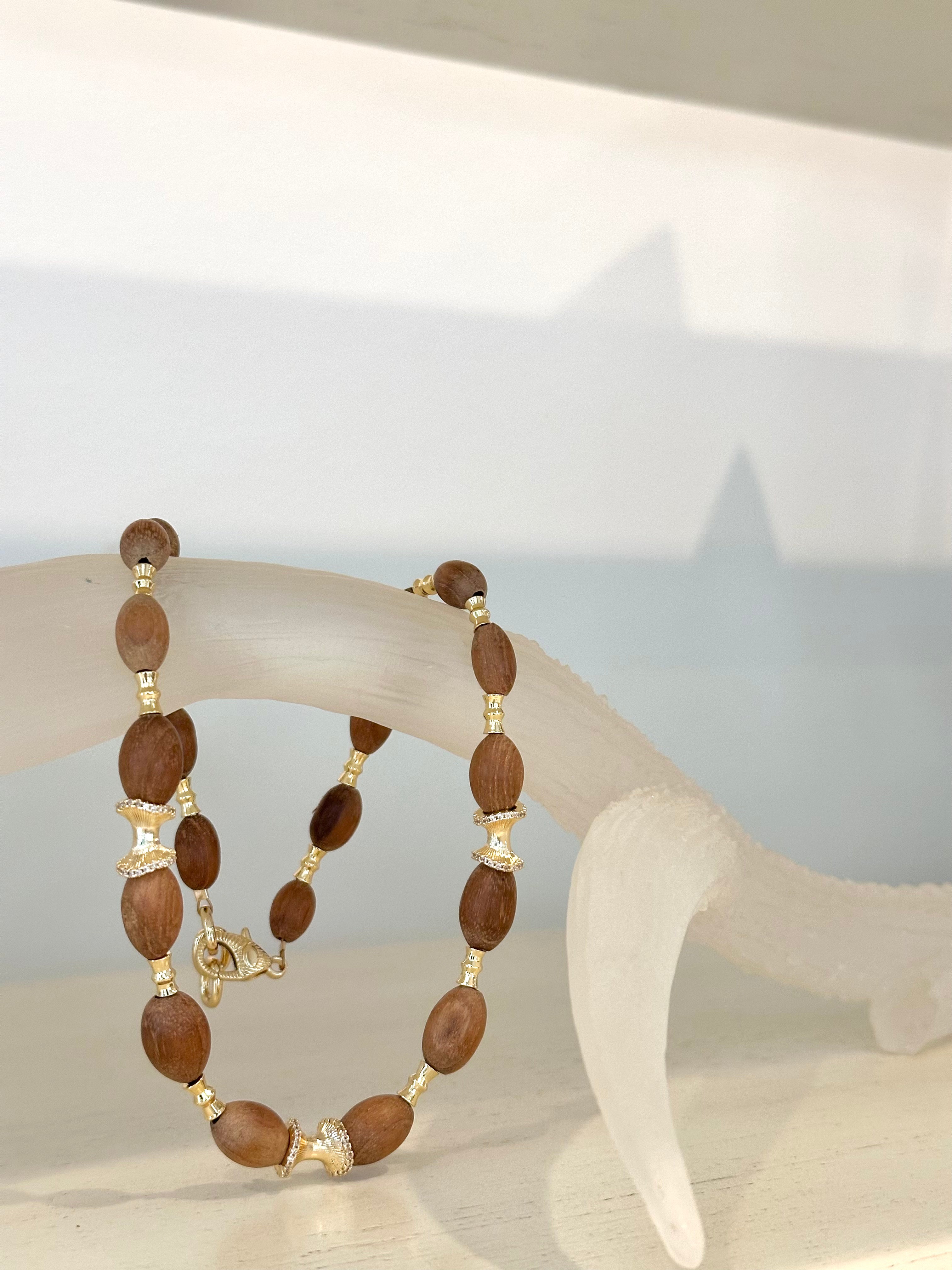 Wood and Bamboo Necklace