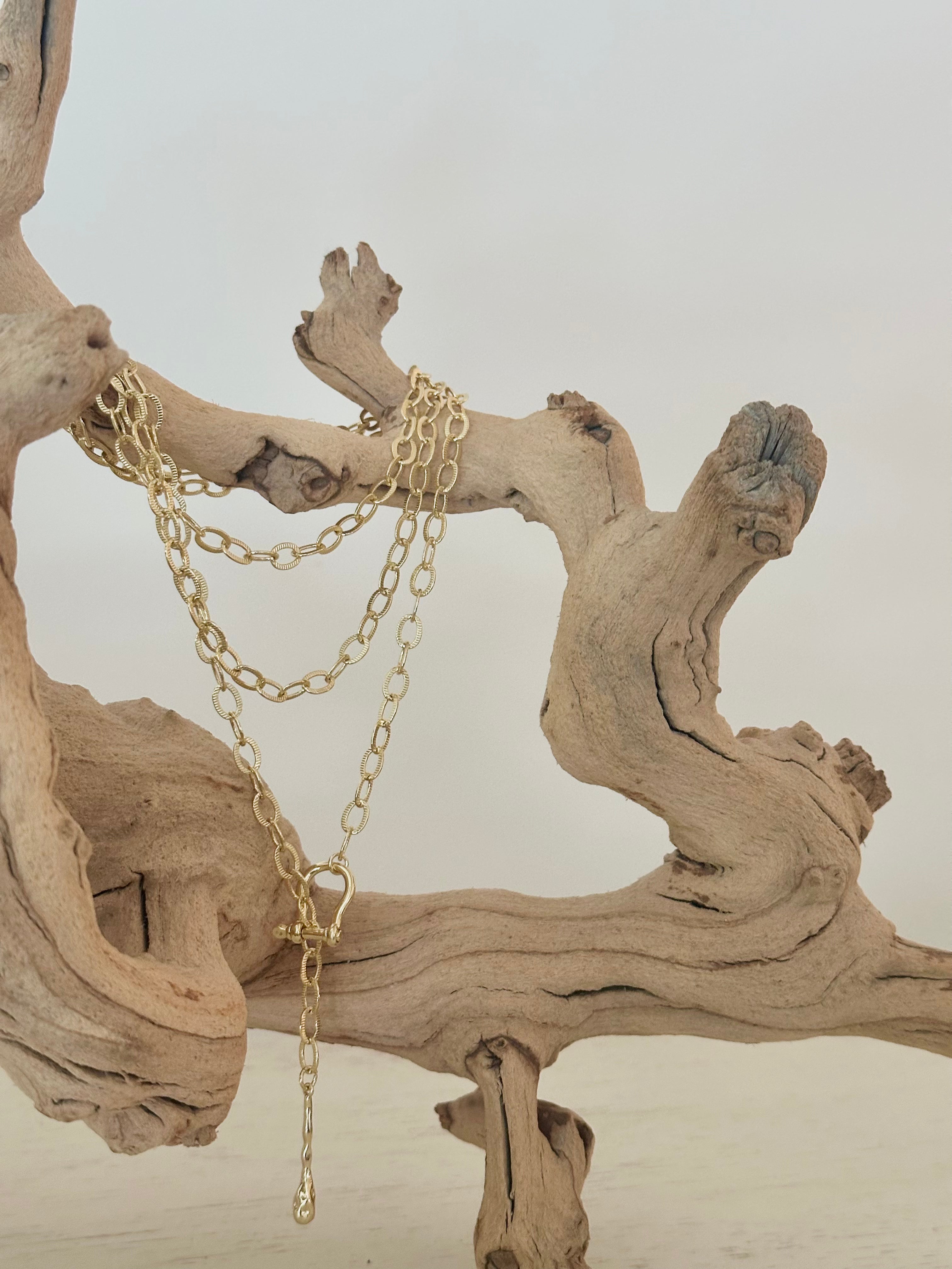 Carabiner Wrap Necklace
