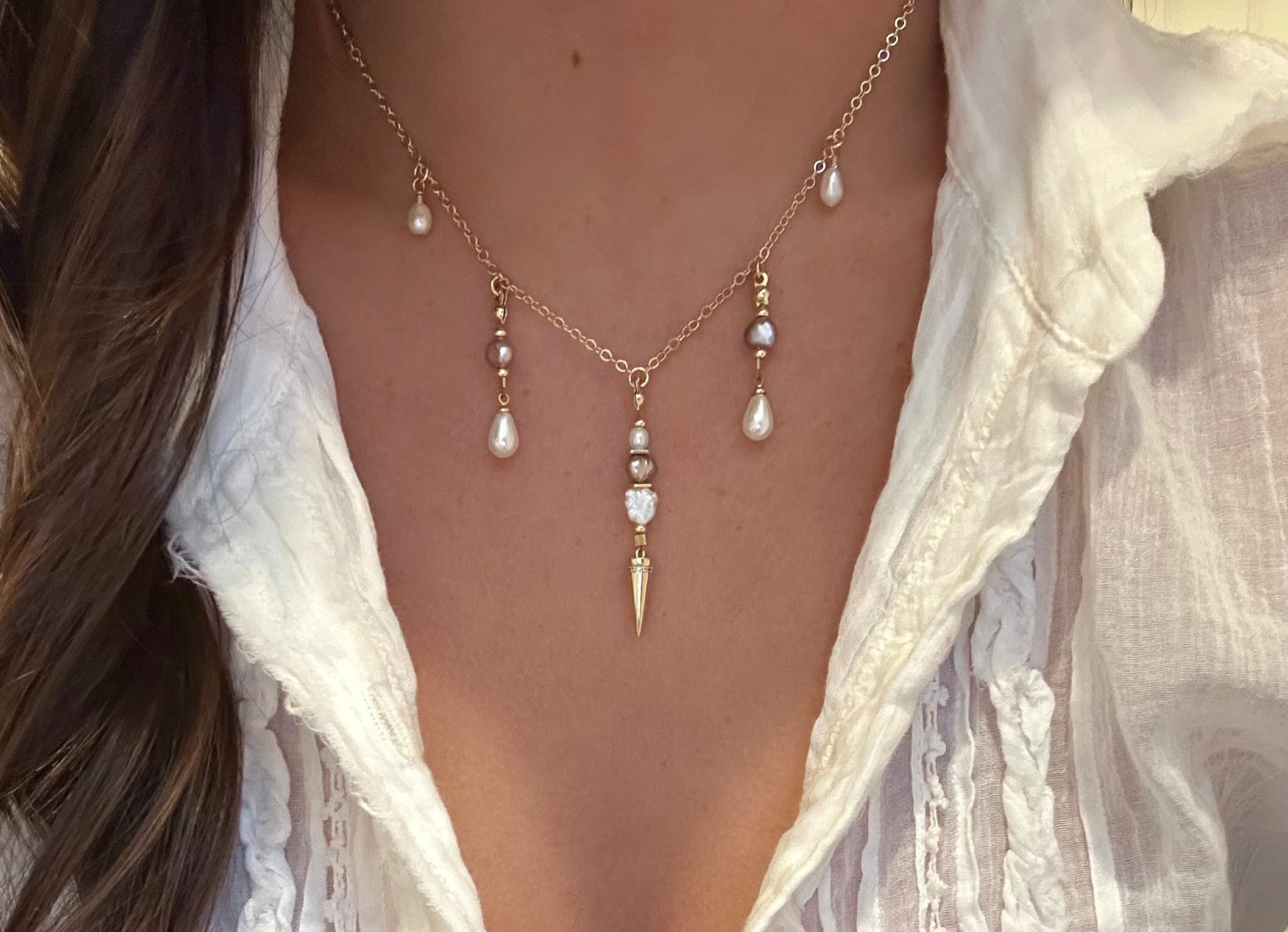 Pearl Drop Necklace