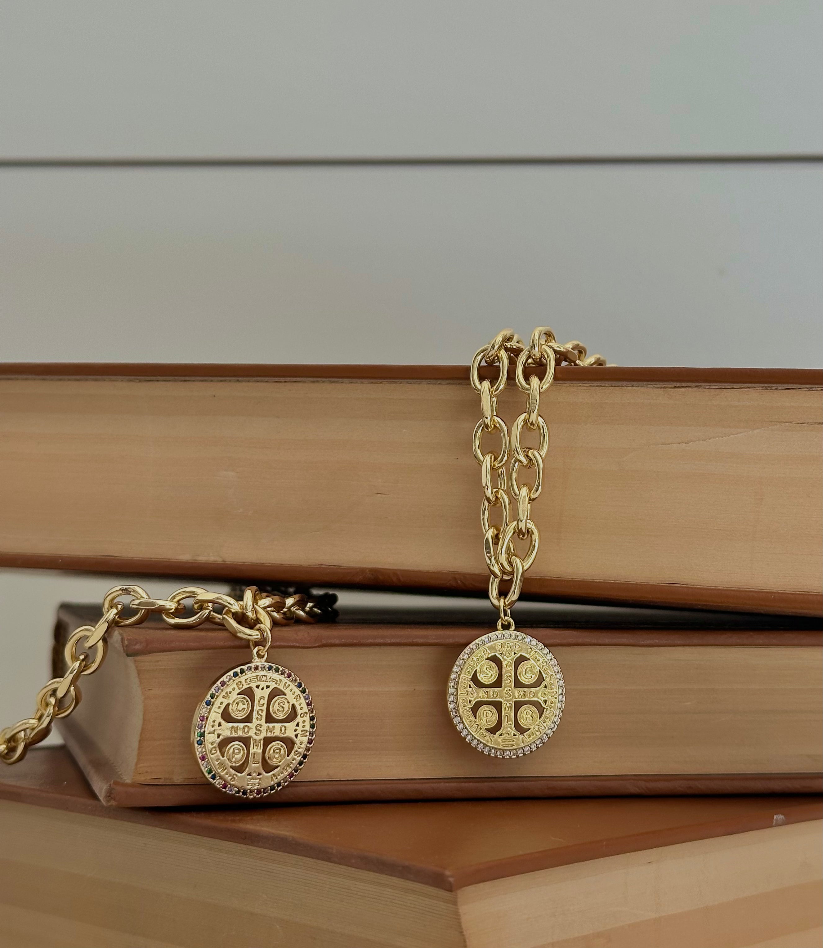 Colored Pendant Necklace