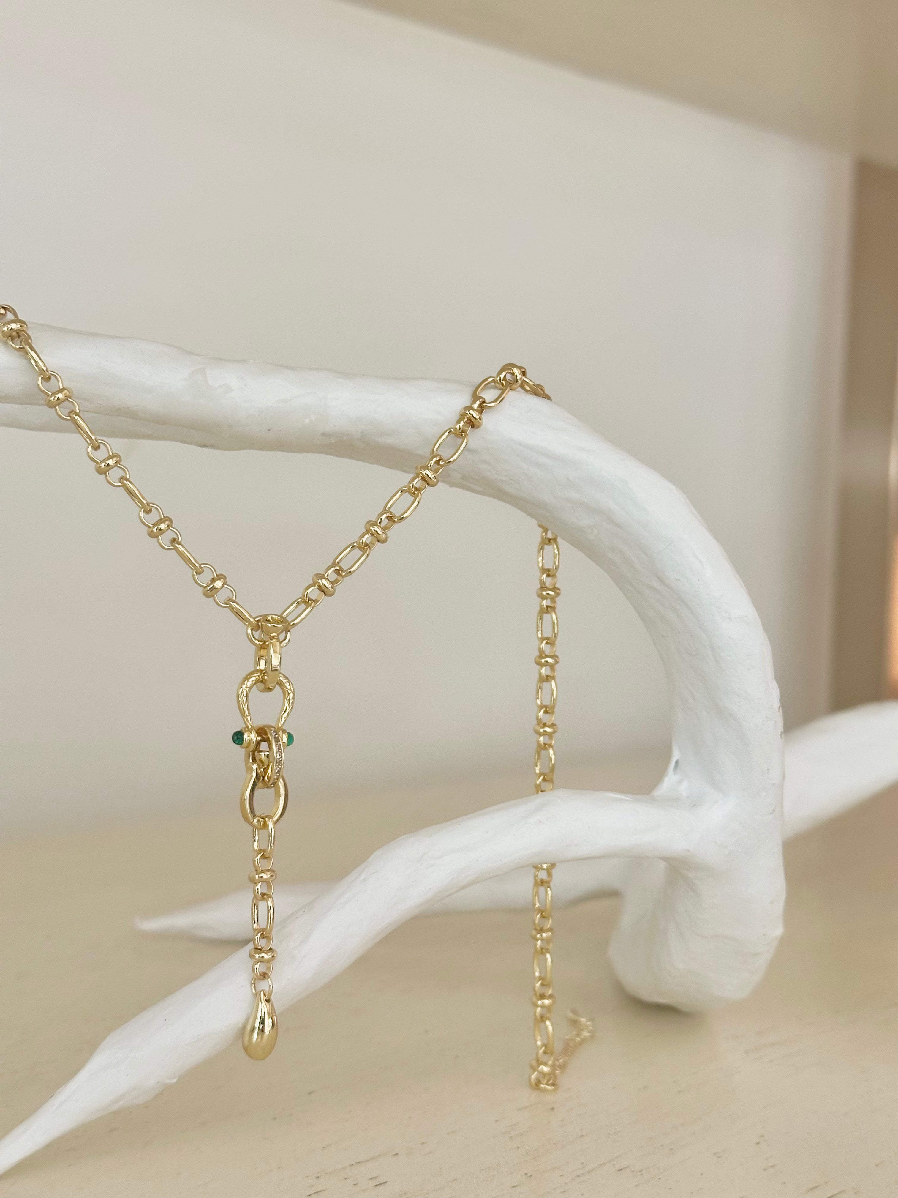 Chunky Gold Lariat